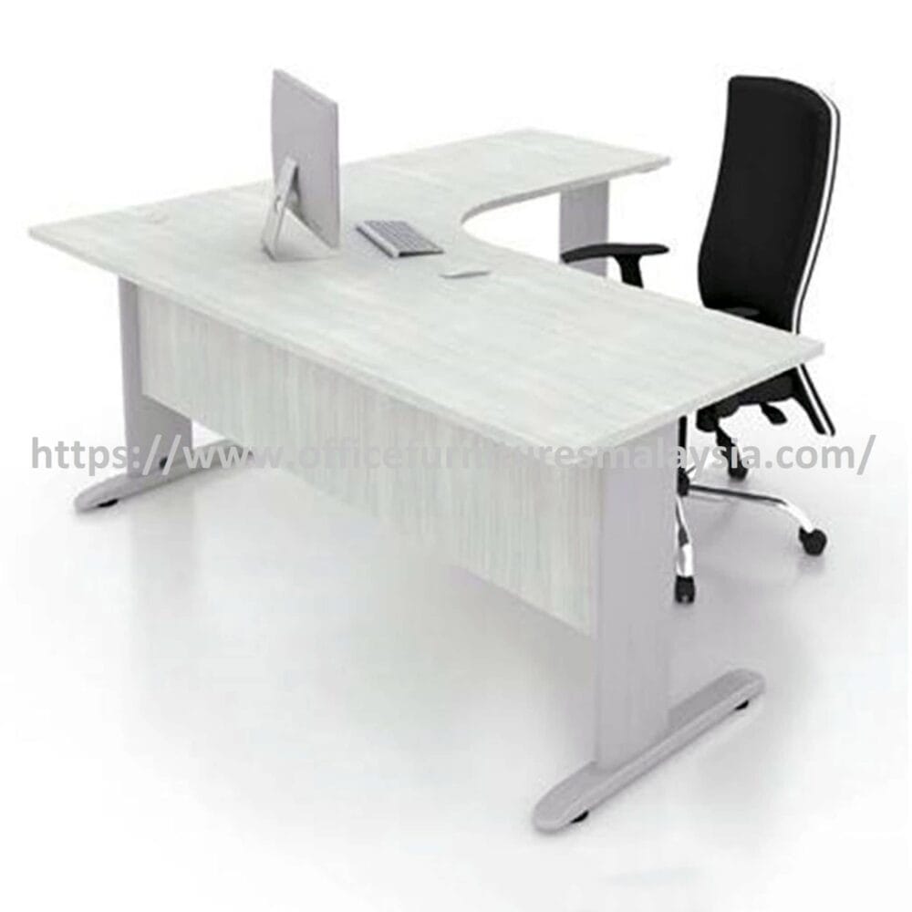 5 ft x 6ft Modern Desirederer L Shape Manager Table OFFXC1518I-MT Ampang Sentul Kuala Selangor Perak 6 ft x 6 ft Modern Desirederer L Shape Manager Table OFFXC1818IMT