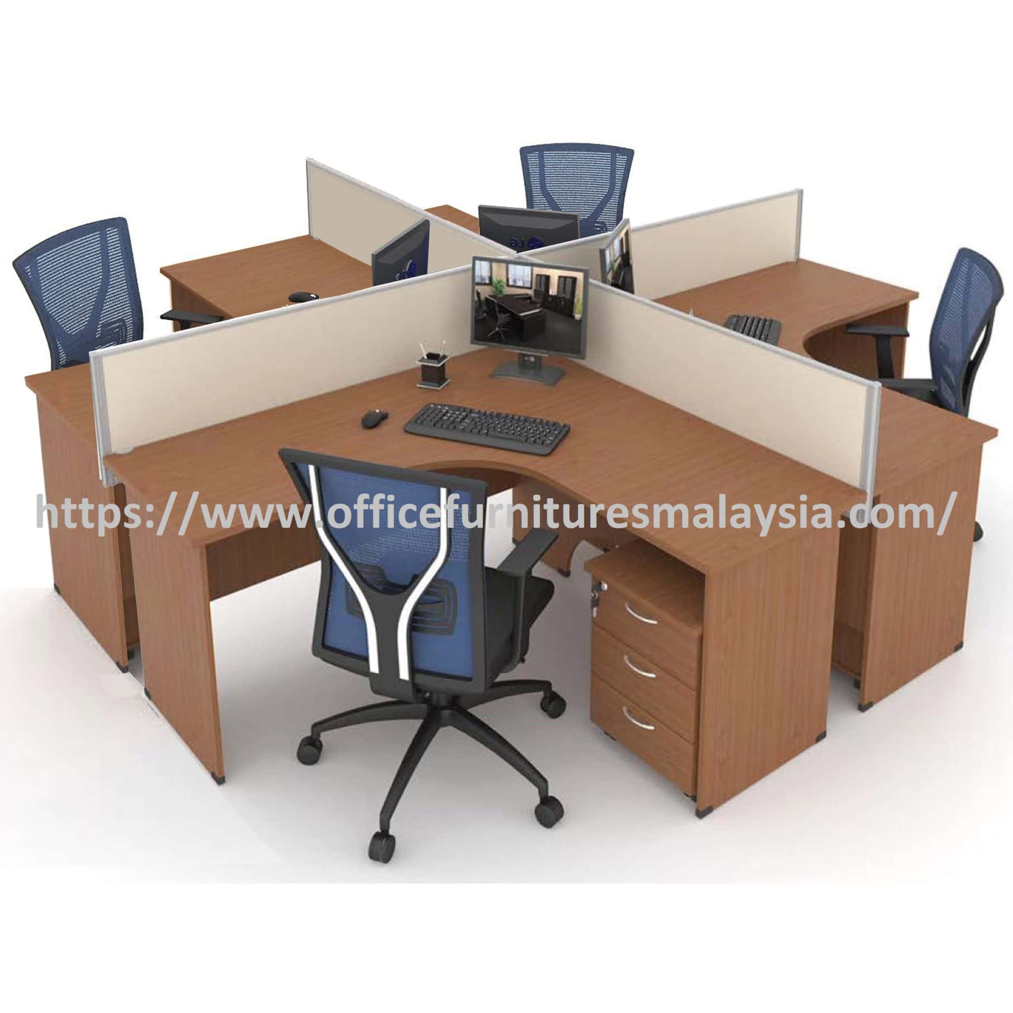 5 ft x5 ft Plain Proficient Workspace of 4 Seater OFFXL3030 Kelana Jaya Selayang Semenyih Rawang5csdfsdh