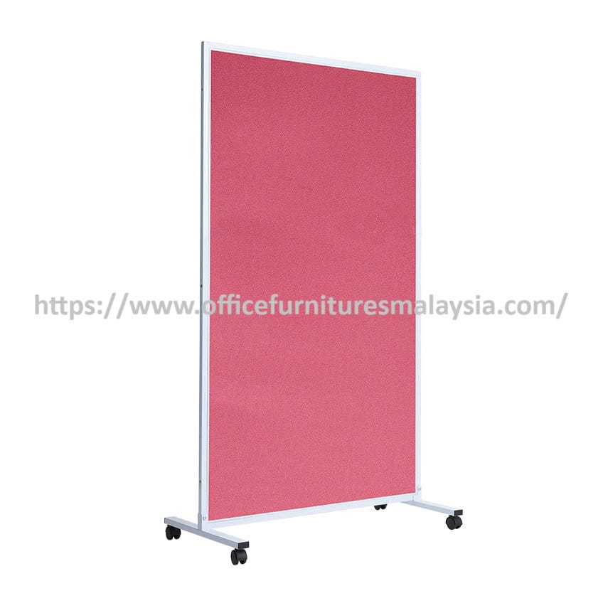 5.63ft x 2.9ft Fabric Panel and E3 Ceramic Whiteboard Dual Sided Batang Kali Kelana Jaya Gombak USJ