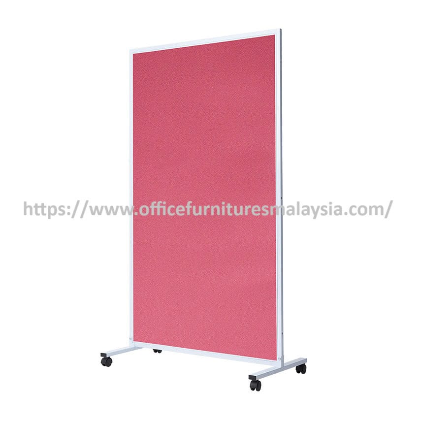 5.63ft x 2.9ft Fabric Panel and E3 Ceramic Whiteboard Dual Sided Batang Kali Kelana Jaya USJ