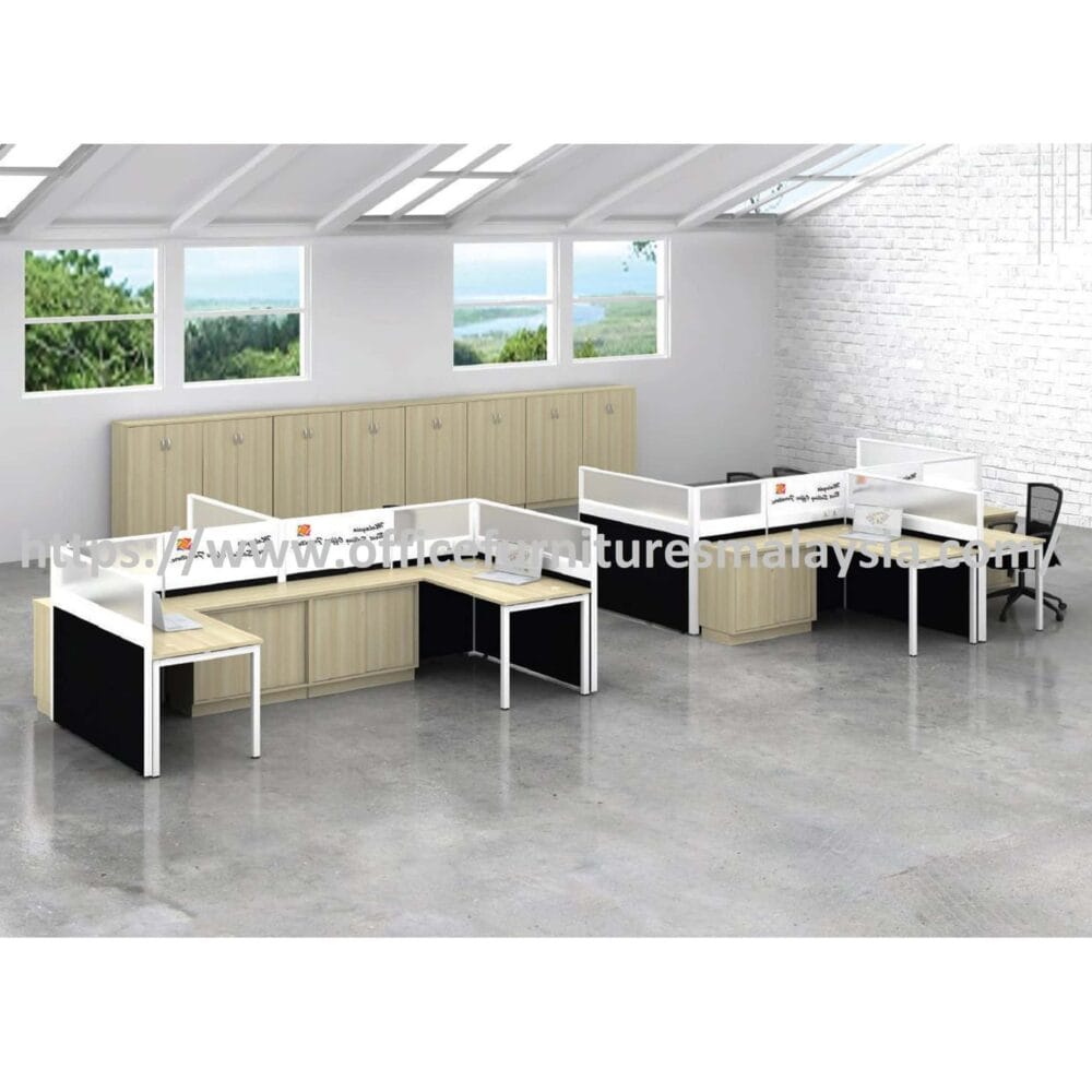 6 f ft Modern Ingenious Style Workstation Cluster of 4 Seater OFS45SR42 KLIA Petaling Jaya Setia Alam Puncak Alam 6 f ft Modern Ingenious Style Workstation Cluster of 4 Seater OFS45SR42 KLIA Petaling Jaya Setia Alam Puncak Alam