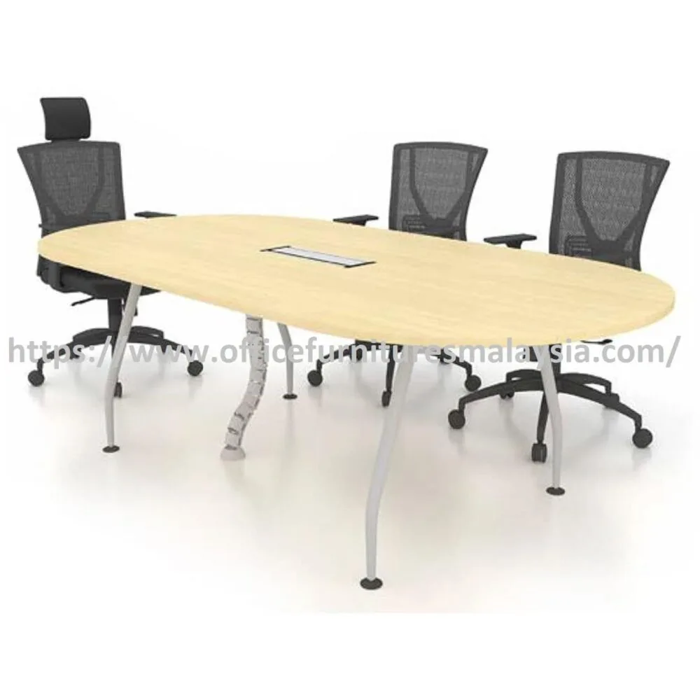 6 ft Eminent Design Oval Office Conference Table with Steel Leg OFMFOA1890NC Cyberjaya Beranang Sepang Nilai1 6 ft Eminent Design Oval Office Conference Table with Steel Leg OFMFOA1890NC Cyberjaya Beranang Sepang Nilai1