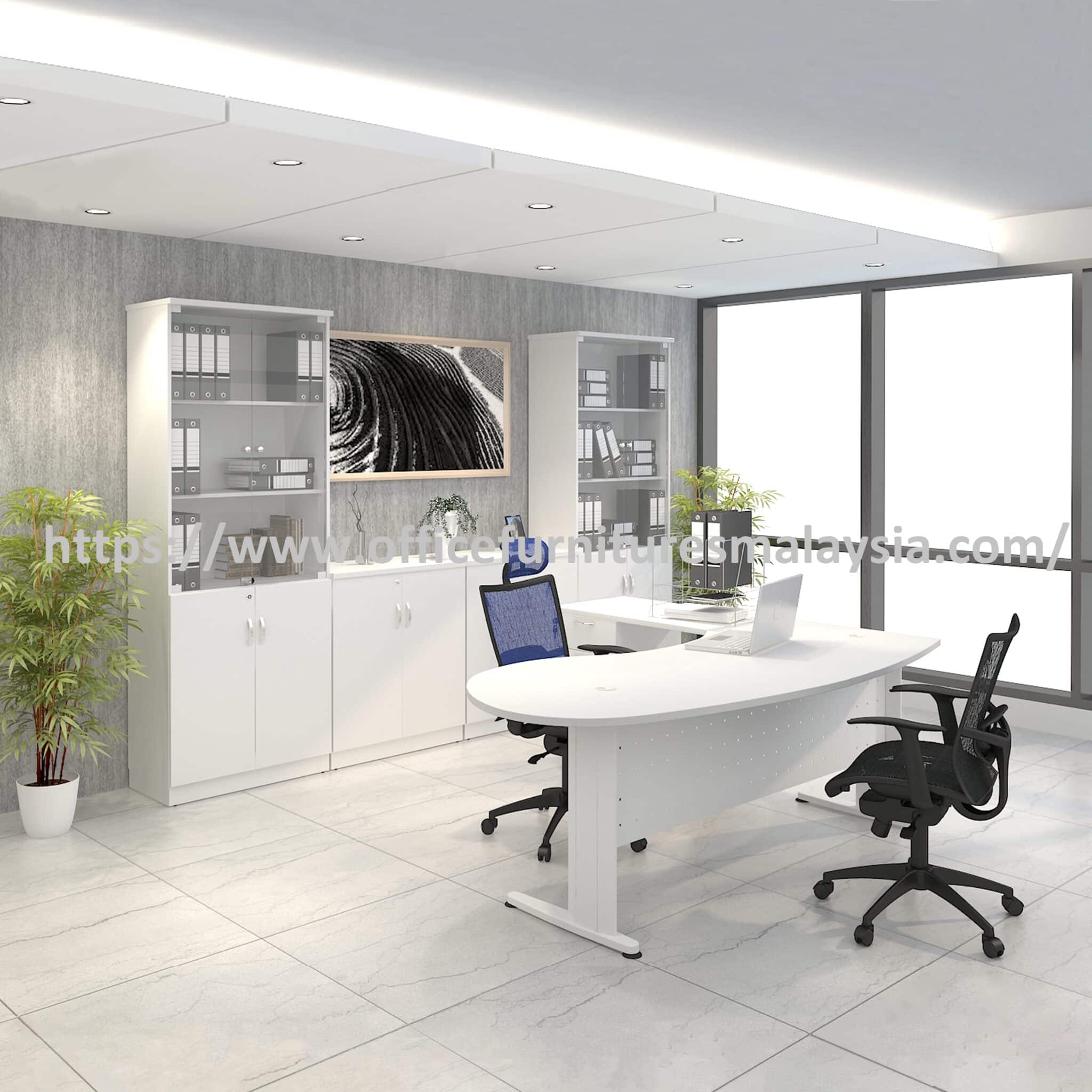 6 ft L Shaped Corner Office Desk Cabinet Set Bukit Raja Selayang Wangsa Maju
