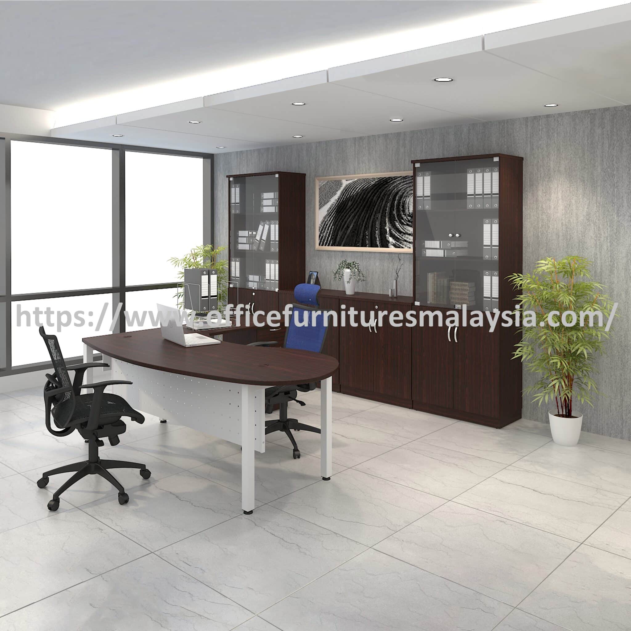 6 ft L Shaped Executive Desk Cabinet Set Kuala Lumpur Batang Kali Selayang