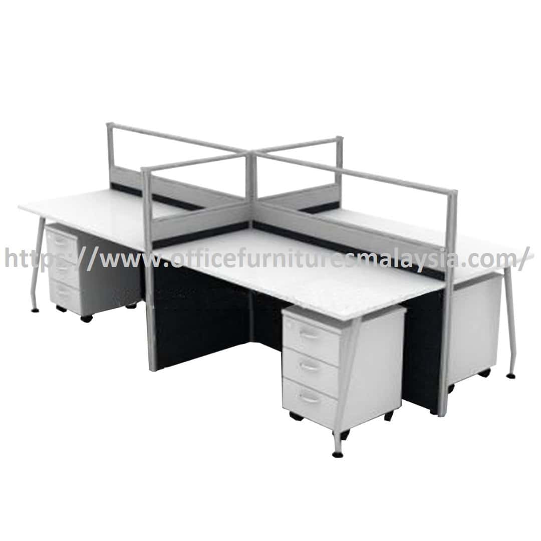 6 ft Modern 4 Seater Workstation Table Set Kuala Lumpur Selangor Shah Alam Balakong