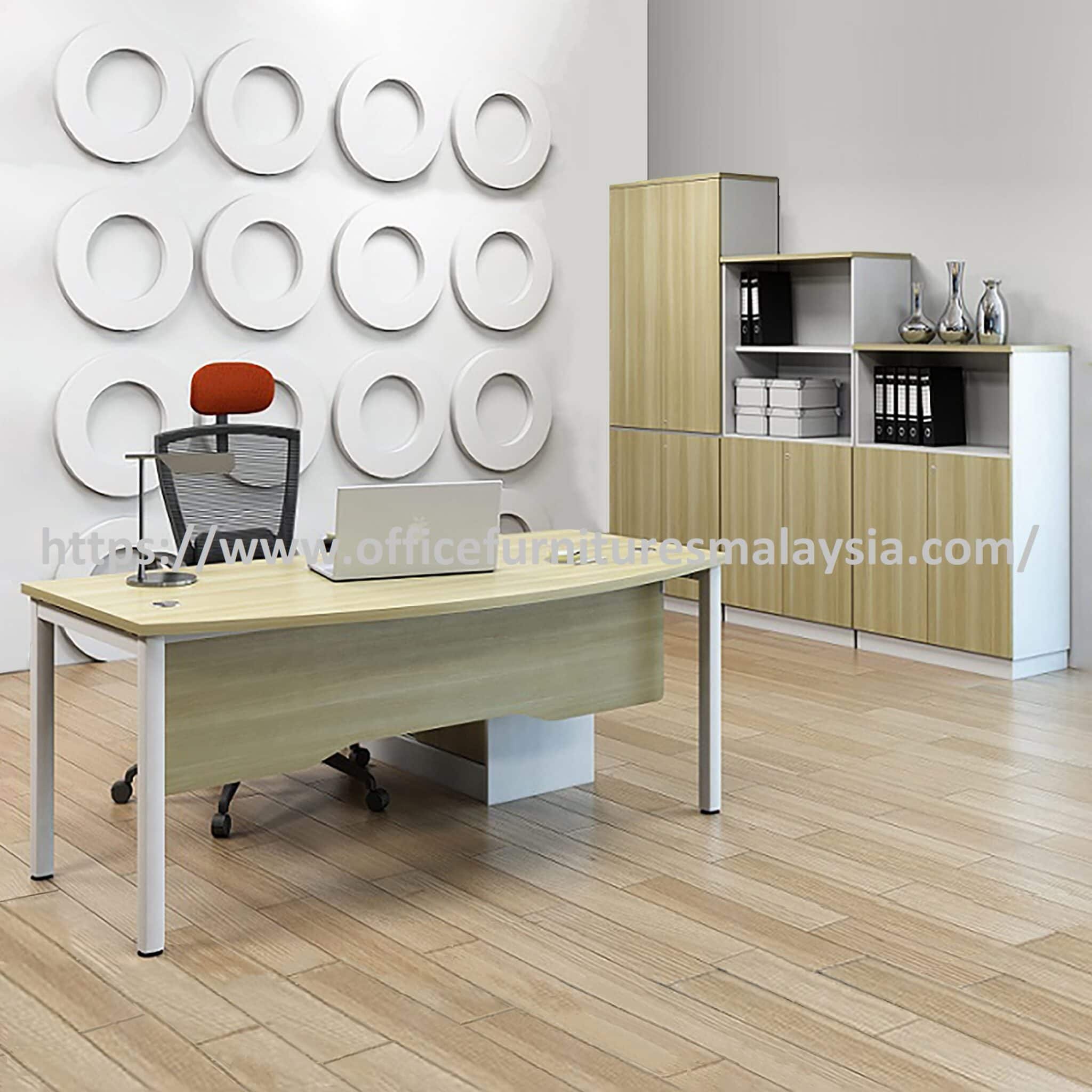6 ft Modern Design Office Executive Writing Desk And Side Cabinet Set Kuala Lumpur Selayang Malaysia