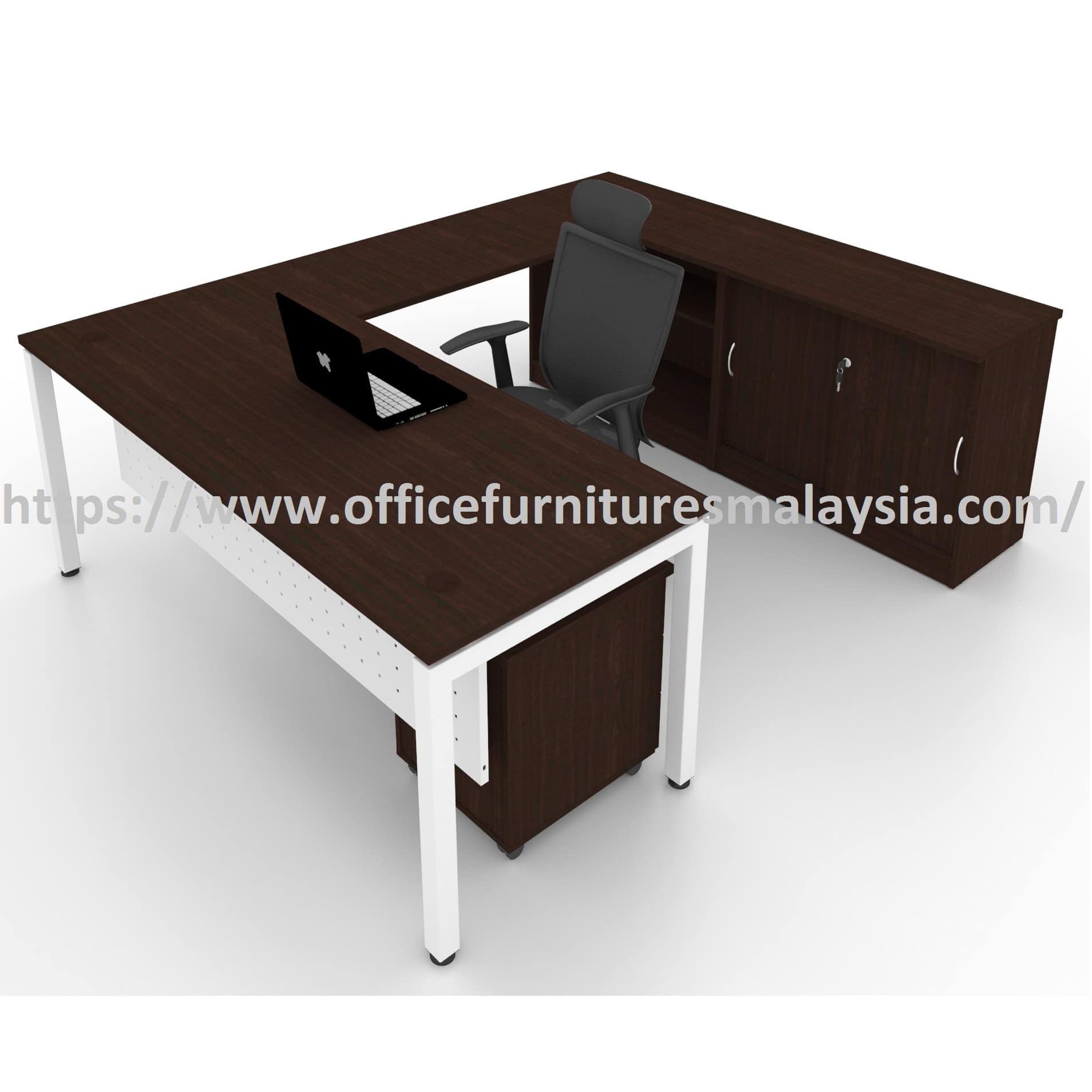 6 ft Modern U-Shaped Executive Table OFIM22016 - Image 5