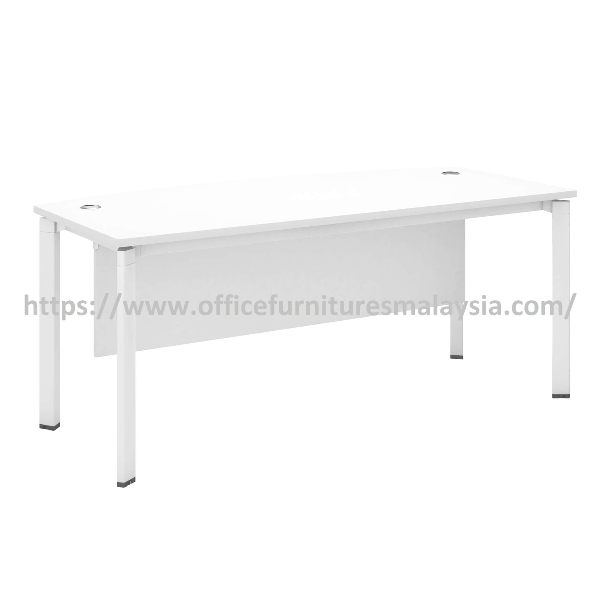 6 ft Modish D Shape Rectangular Manager Table OFUTWB180A Johor Bentong Batang Kali