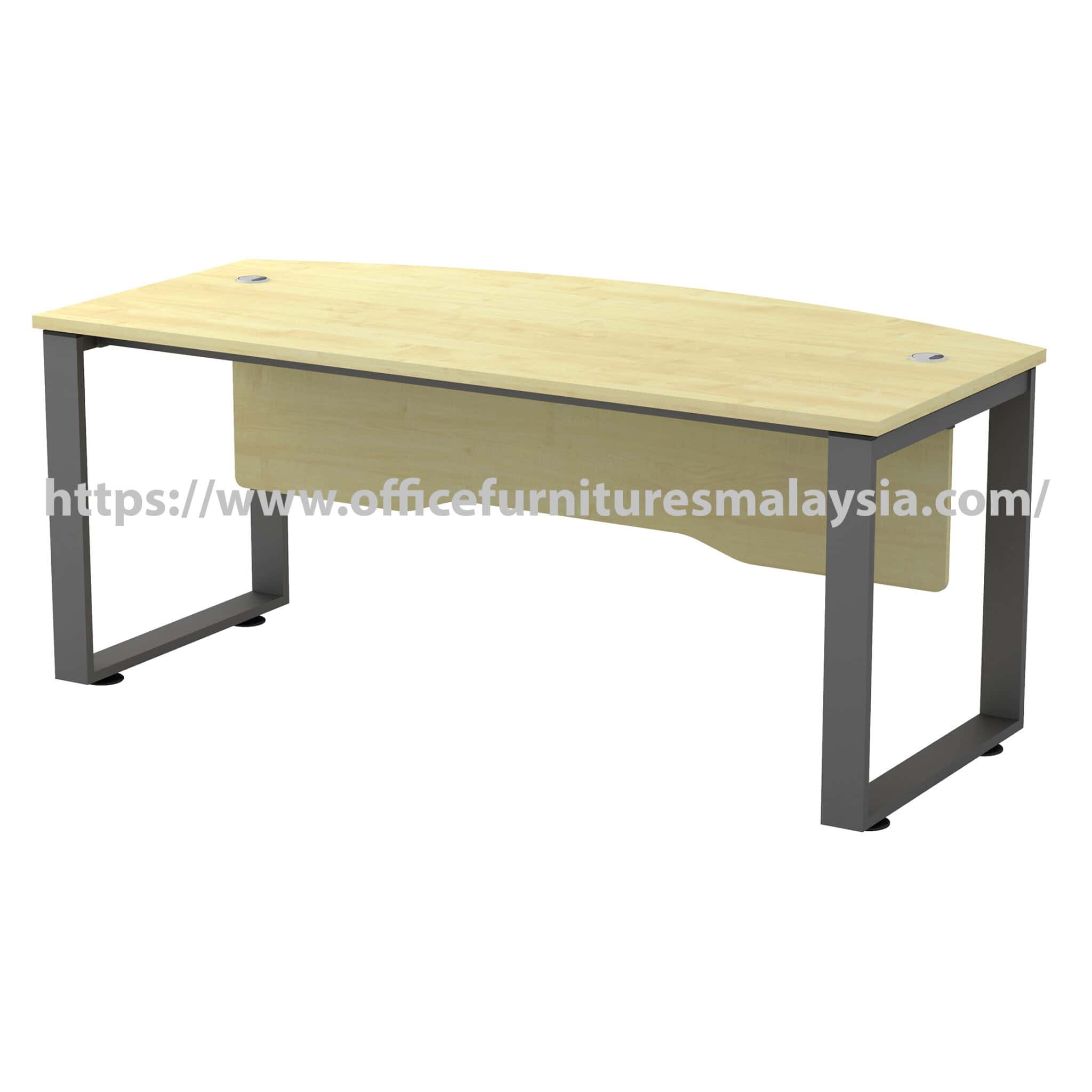 6 ft Smooth New D Shaped Director Desk Design Subang Jaya USJ Kota Kemuning
