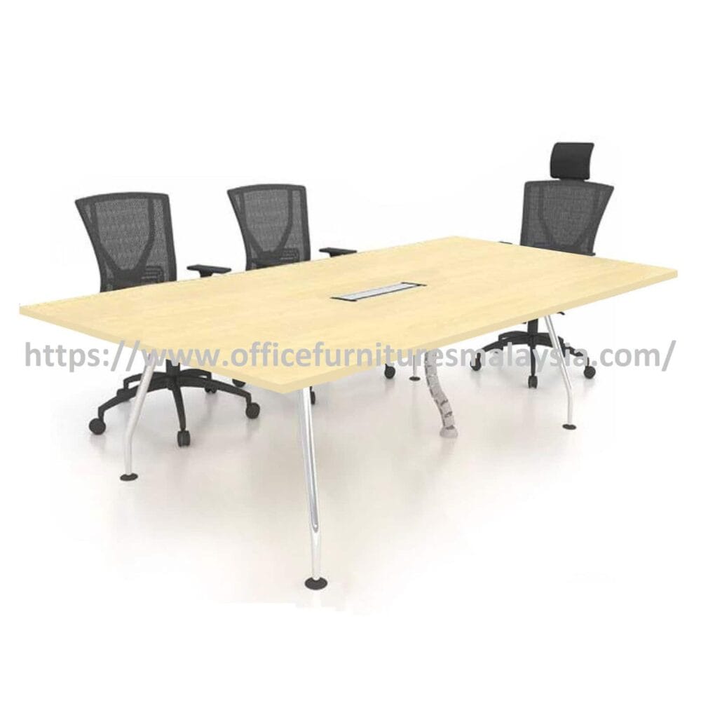 6 ft Wondrous Rectangular Office Conference Table with Chrome Leg OFMFRA1890C Bukit Jalil Bukit Jelutong Bukit Raja1