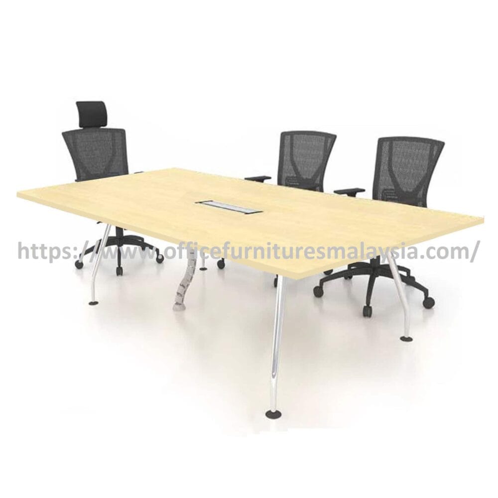 6 ft Wondrous Rectangular Office Conference Table with Chrome Leg OFMFRA1890C Kelana Jaya Subang Jaya Bandar Sunway 8 ft Wondrous Rectangular Office Conference Table with Chrome Leg OFMFRA2412C