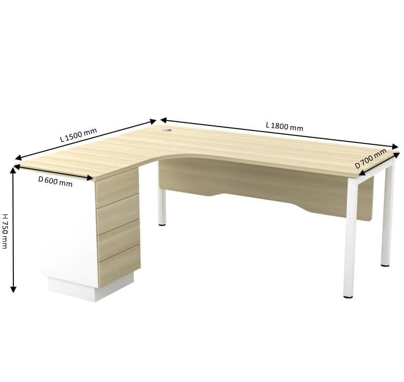 6 ft x 5 ft Manager Desk selayang kepong