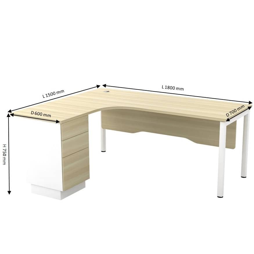 6 ft x 5 ft Manager Desk setia alam cheras