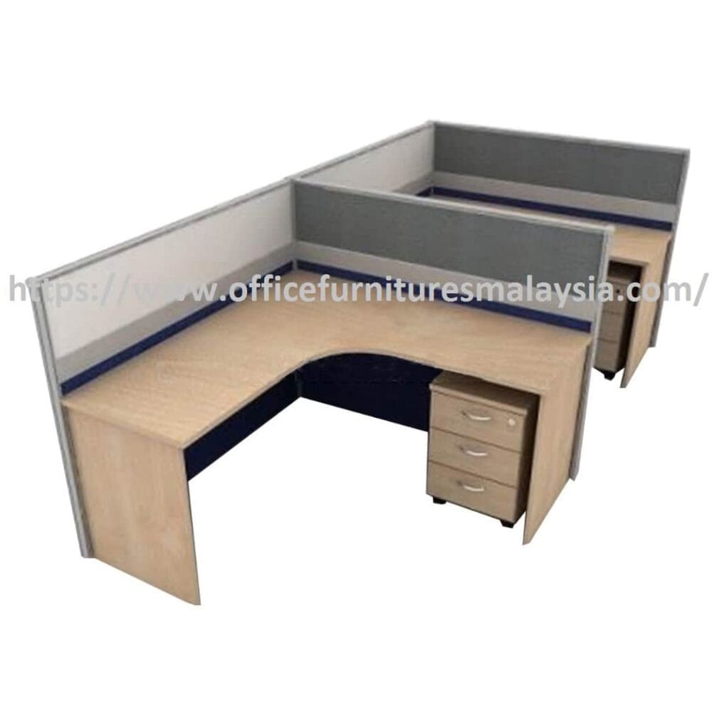 6 ft x 5 ft Modern L-Shaped 2 seater Workstation Kuala Lumpur Selangor Shah Alam Balakong 6 ft x 5 ft Modern L-Shaped 2 seater Workstation Kuala Lumpur Selangor Shah Alam Balakong