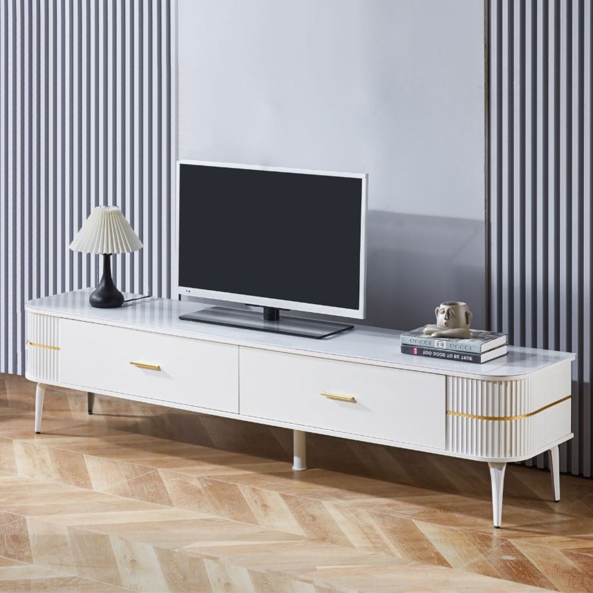 6.2ft Refined TV Cabinet Cyberjaya Puchong Ampang