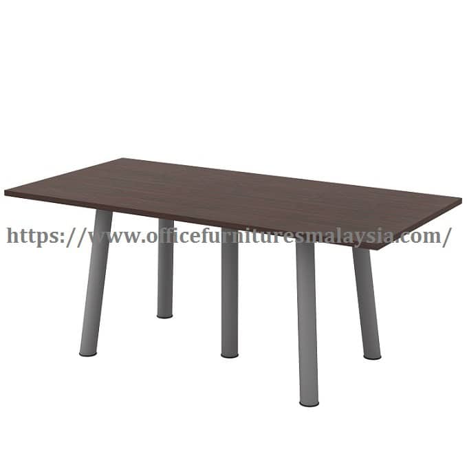 6ft Rectangular Conference Meeting Table walnut color dark color malaysia kuala lumpur