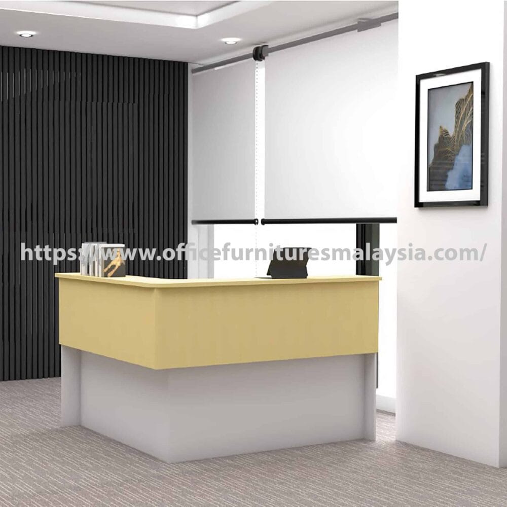 6ft x 5ft Office Reception Front Desk-Table Kajang Bangi Kota Kemuning
