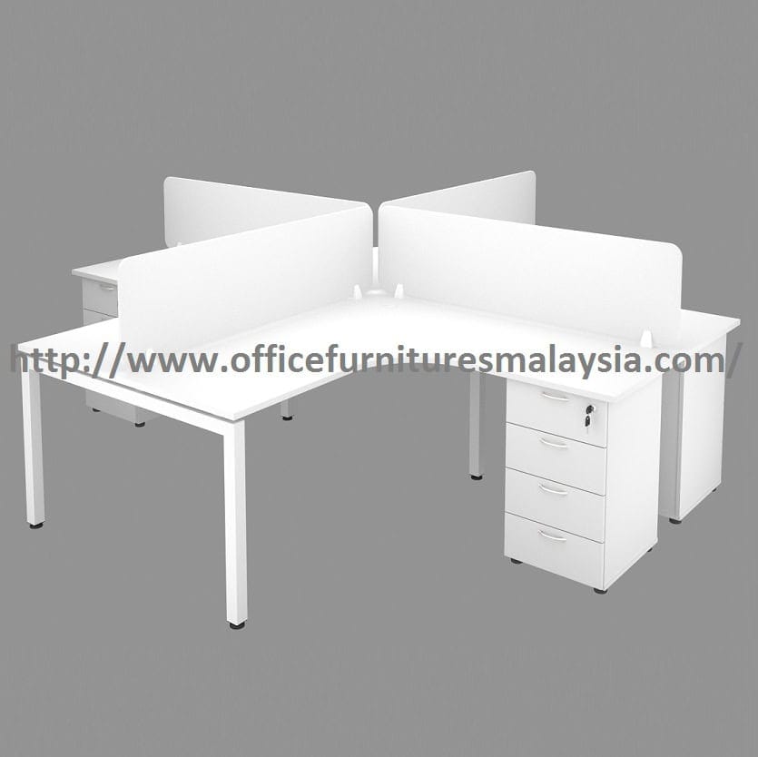 6ft x 6ft Office Desking Workstation 4 Desk Set OFHN1818 KL Shah Alam 1 6ft x 6ft Office Desking Workstation 4 Desk Set OFHN1818 KL Shah Alam 1