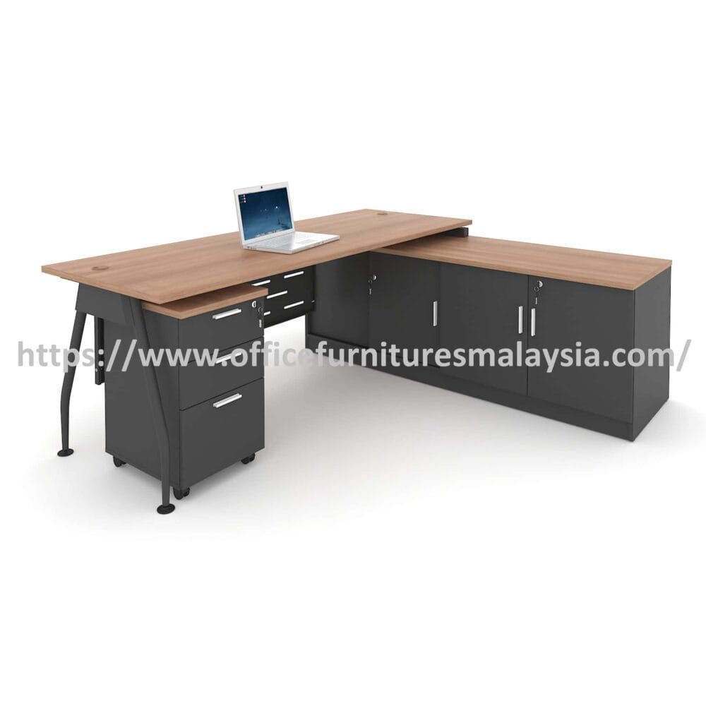 7 ft Modern CEO Manager Desk Berjaya Park Rimbayu Rimbayu