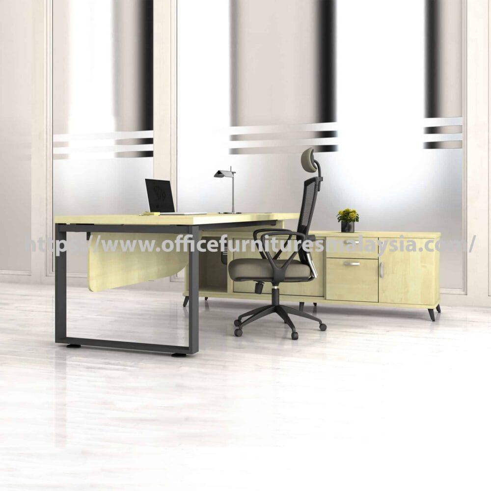 7 ft x 6.67ft Sensible Modern Director Desk Design OFQSWE2202 Shah Alam Kuala Lumpur Wangsa Maju