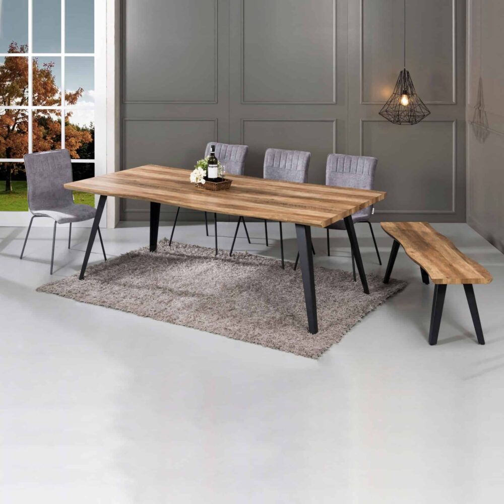 7.33ft Fine Dining Table with 5 Seater Chair Bukit Jelutong Shah Alam Kuala Selangor