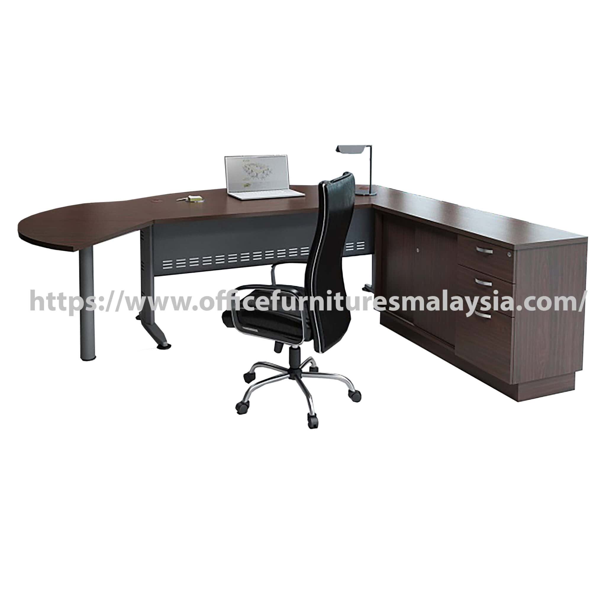8.2ft x 7ft Office Director-Manager Writing Table Desk Selangor Perak Cyberjaya Putrajaya