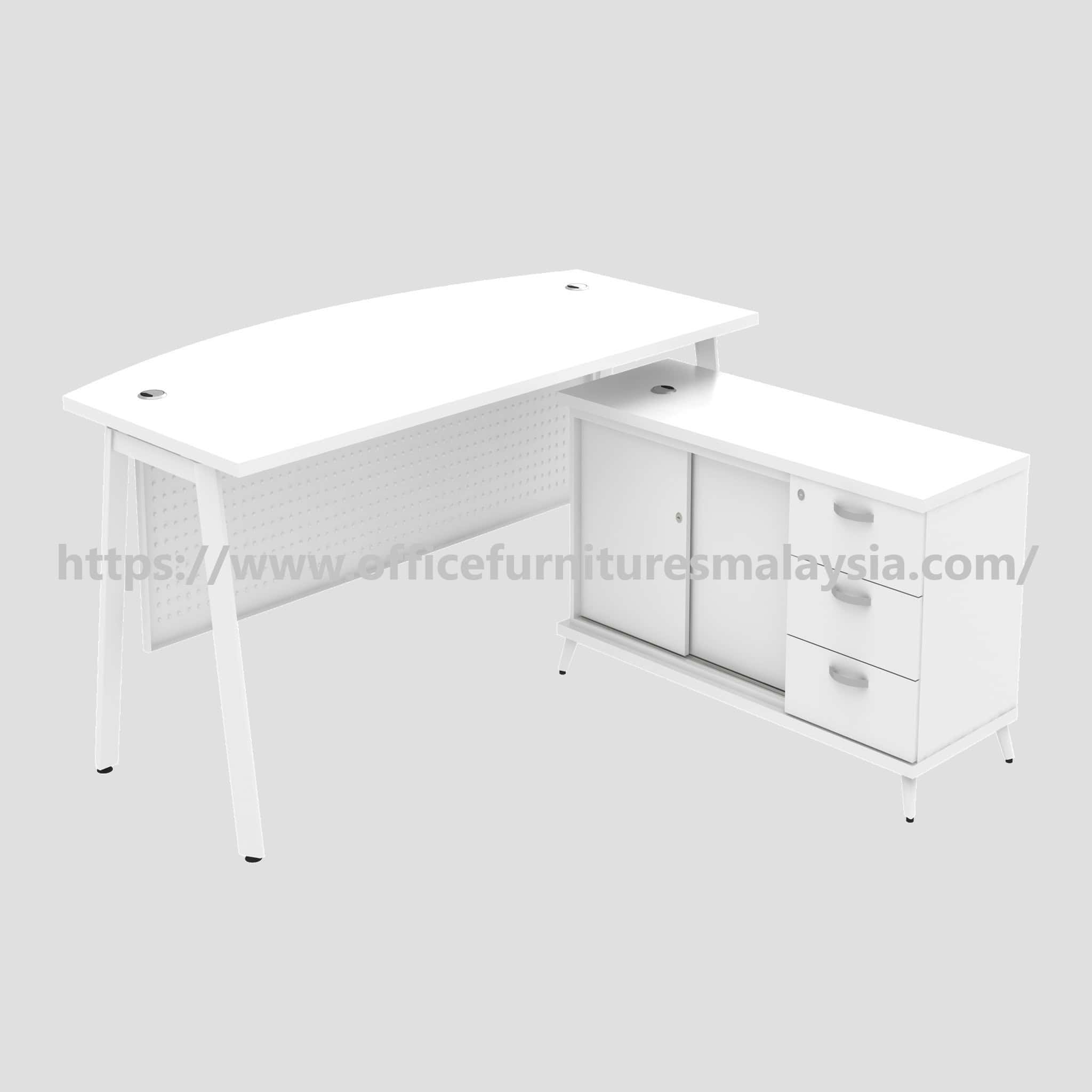 ASMB180A + Q-YSP1236 6ft Swish Manager Table Set Dengkil Sepang Kota Warisan Op wmm