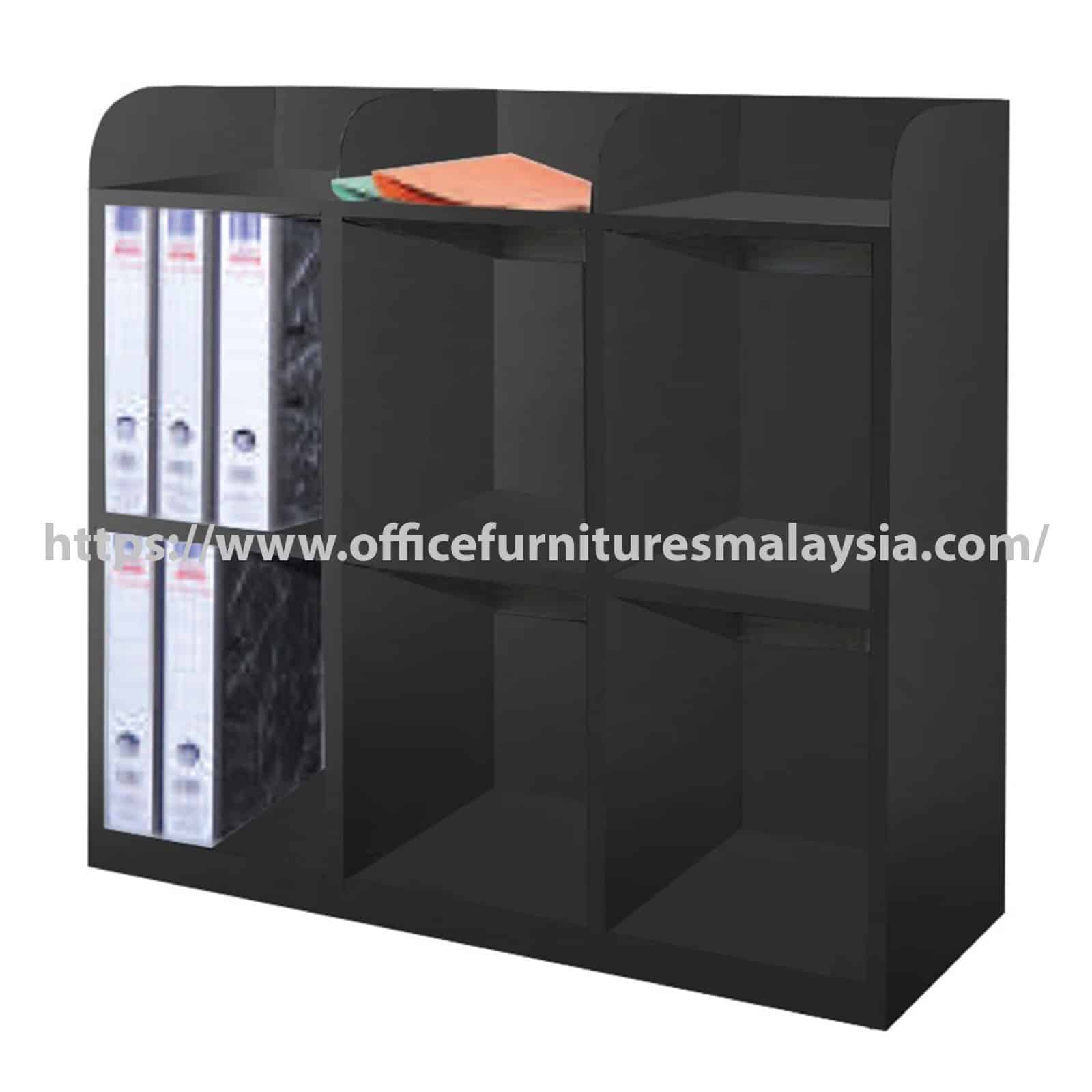 Black 6 Pigeon Holes Filling Cabinet OFM113AB Kajang Bangi Nilai Seremban