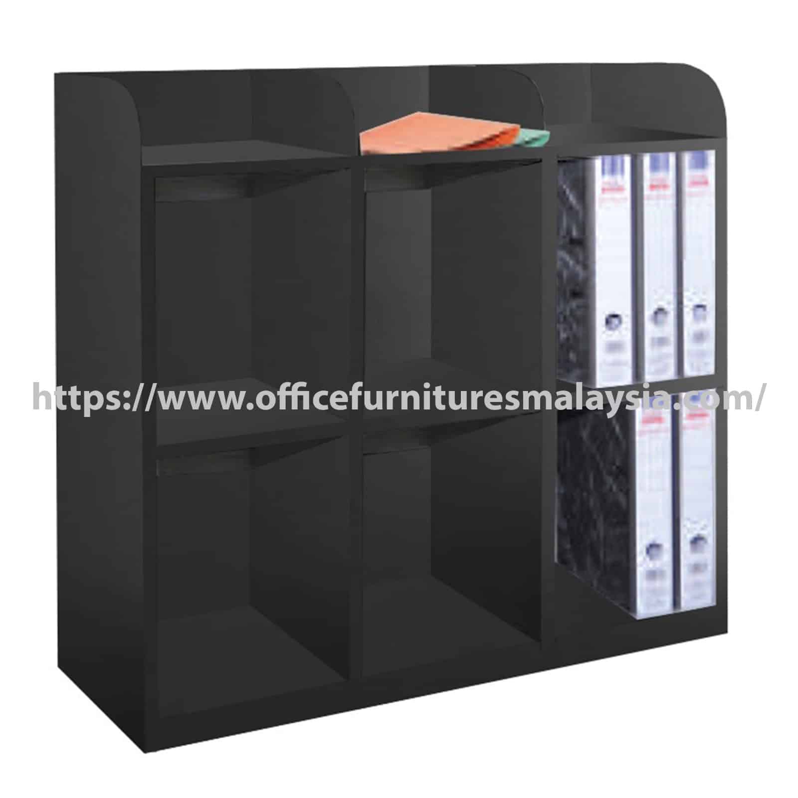 Black 6 Pigeon Holes Filling Cabinet OFM113AB Kajang Nilai Seremban