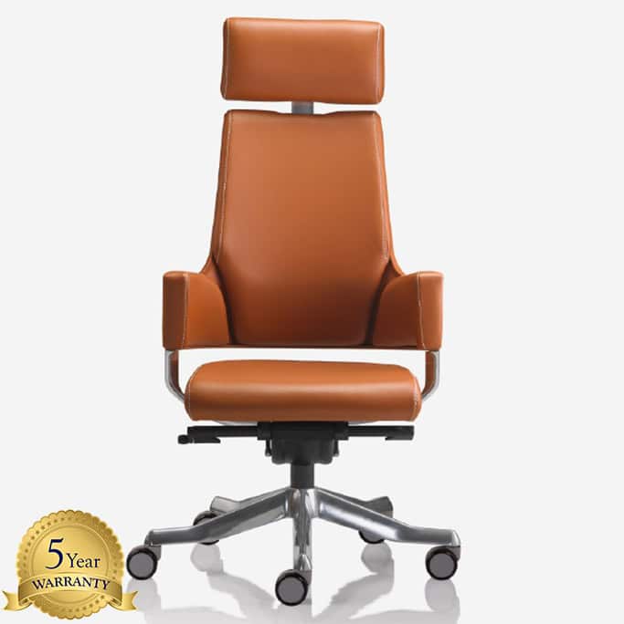 Charles Full Leather Highback Office Chair Bangsar Ampang Cheras Kuala Lumpur Malaysianew