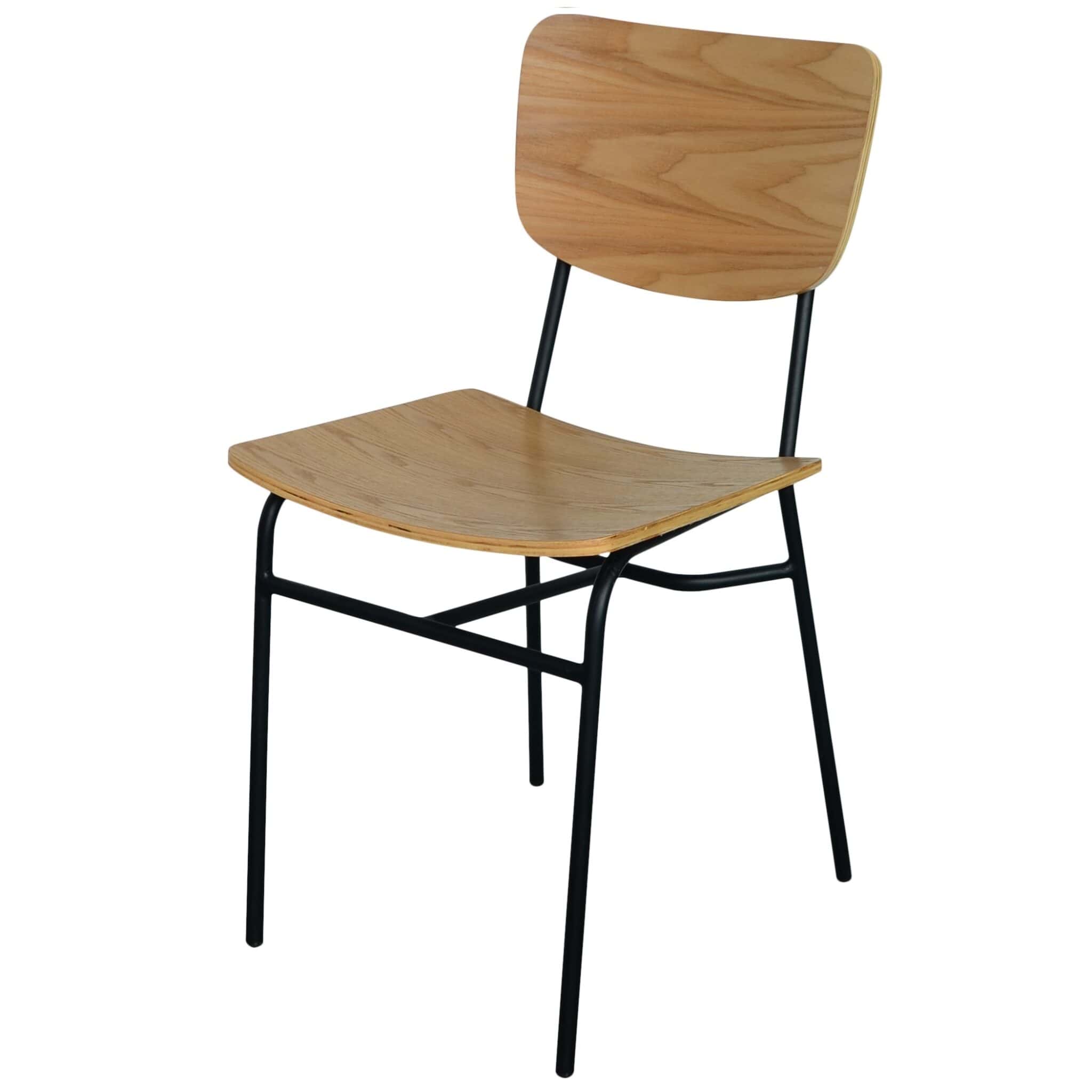 Classic Chair With Wood Seat Klang Meru Setia Alam