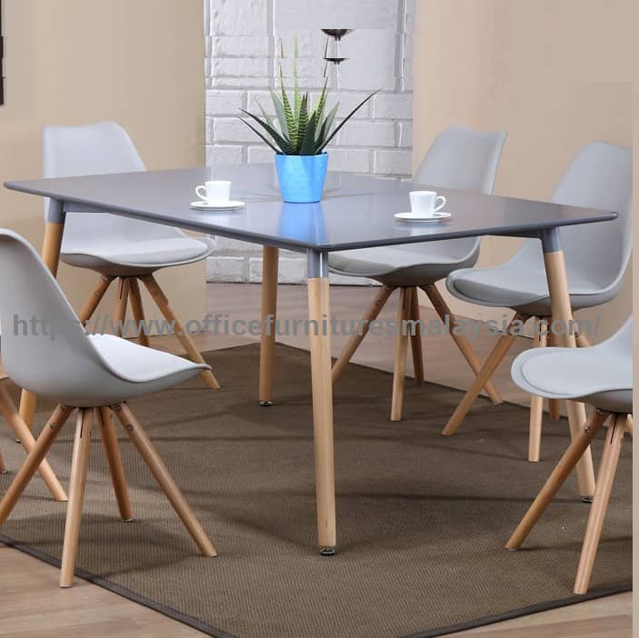 Contemporary Dining Table Wooden Leg dining table sale malaysia mont kiara TTDI Kuala Lumpur 1