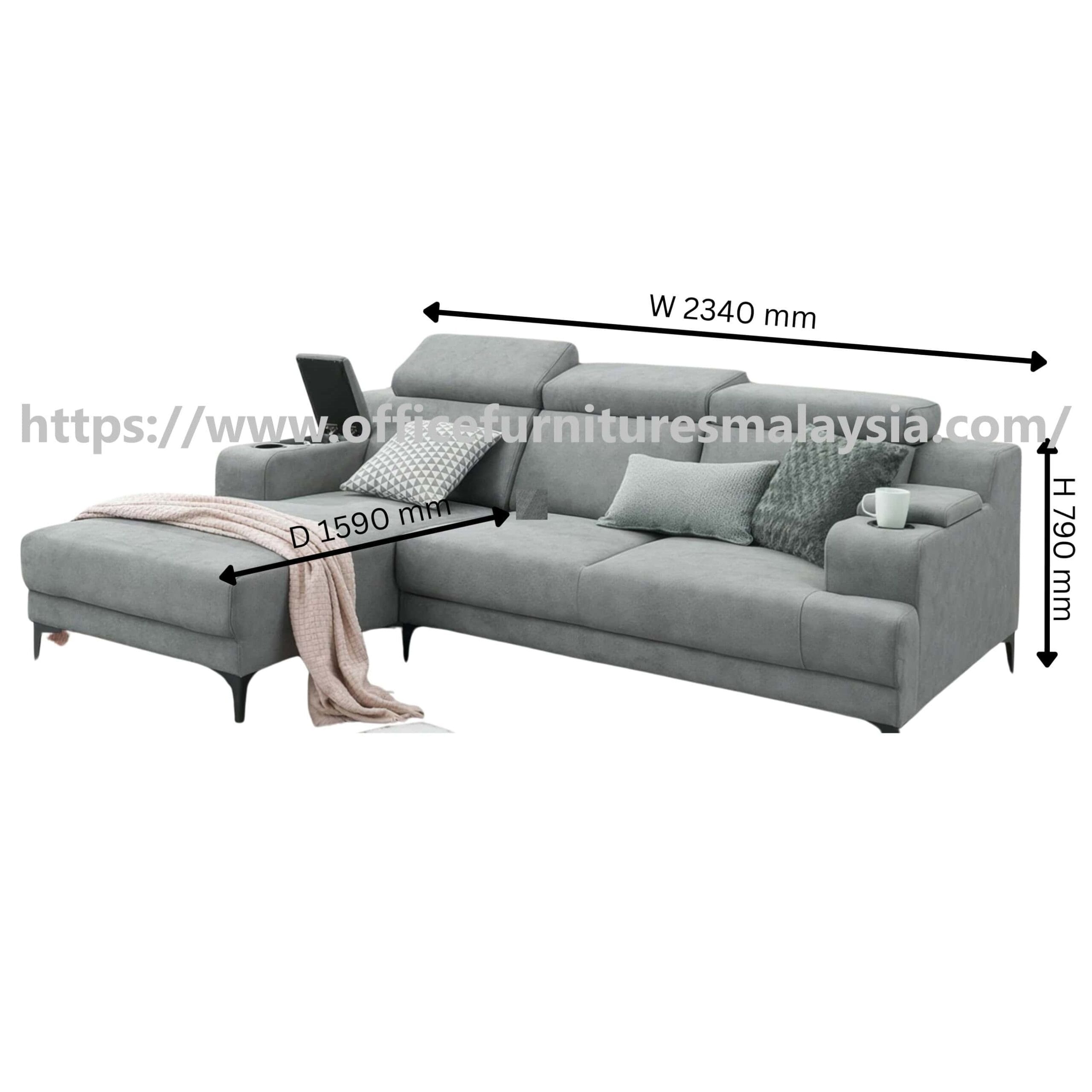 Dulcet L Shape Sofa Main Photo Ipoh Serendah Cyberjaya ww