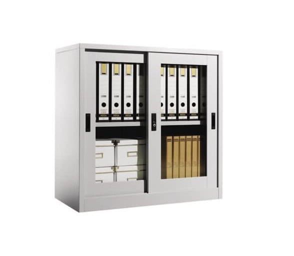 Half Height Cupboard with Sliding Glass Doors office furniture selangor shah alam kaula lumpur malaysia1