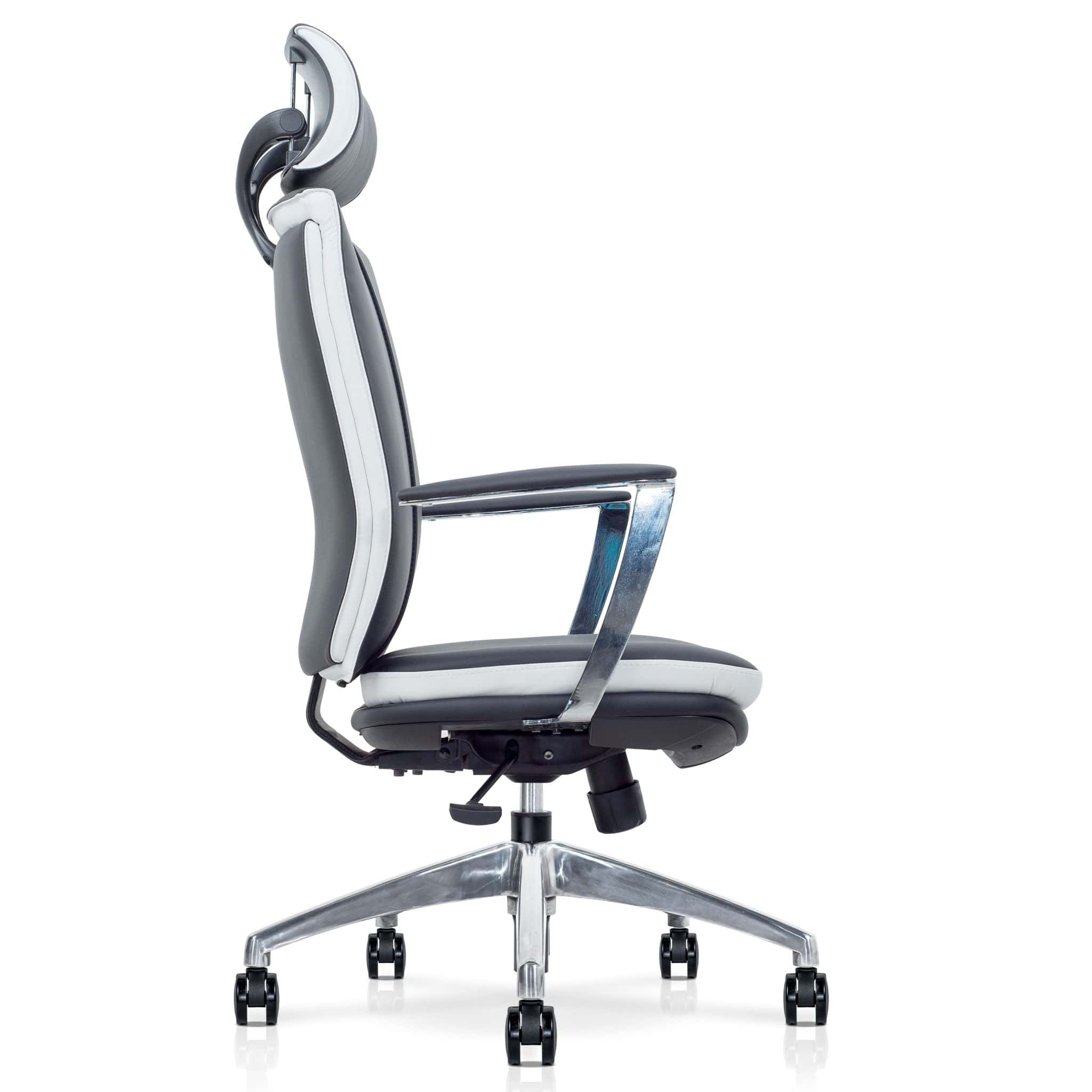 Harlynn Chrome Highback Office Chair OF3AR210421A - Image 4