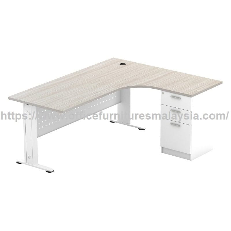 L-Shape Writing Table with Fixed Pedestal j leg Subang Jaya Sungai Buloh Kuala Lumpur L-Shape Writing Table with Fixed Pedestal j leg Subang Jaya Sungai Buloh Kuala Lumpur