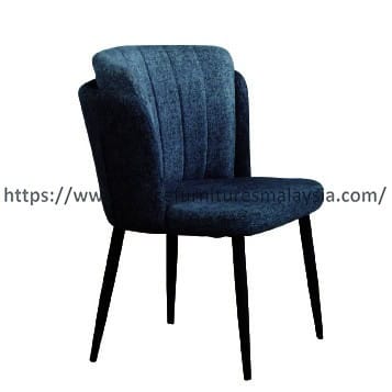 Modern Designer Grey Fabric Dining Chair Malaysia Sungai Besi Sentul Damansara