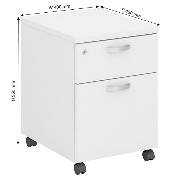Modish Drawer Mobile Pedestal 1D1F malaysia shah alam bangi kajang