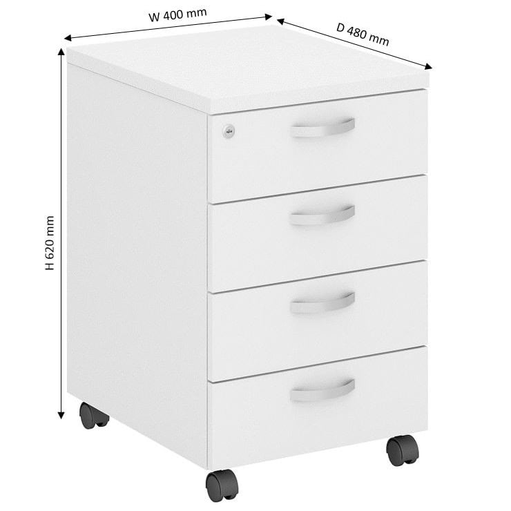 Modish Drawer Mobile Pedestal 4D seri kembangan kota kemuning putrajaya