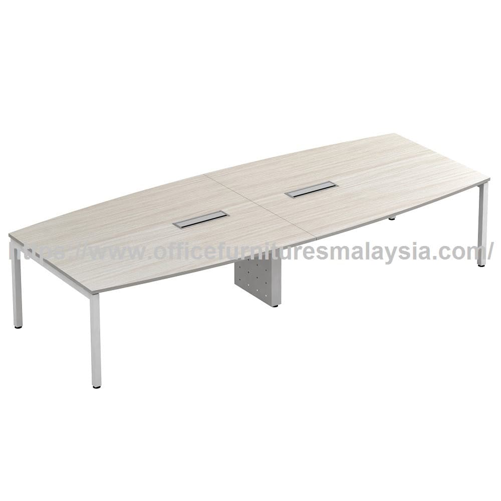 New Modern Boat Shape Meeting Table OFPD81M3012 Shah Alam Bangsar Cheras Sungai Buloh