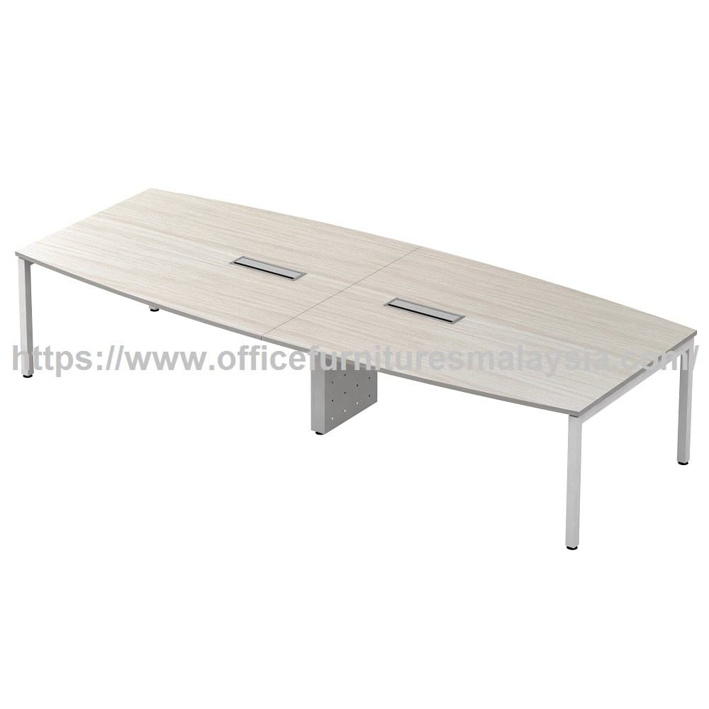 New Modern Boat Shape Meeting Table OFPD81M3012 Shah Alam Bangsar Cheras Sungai Buloh - Copy