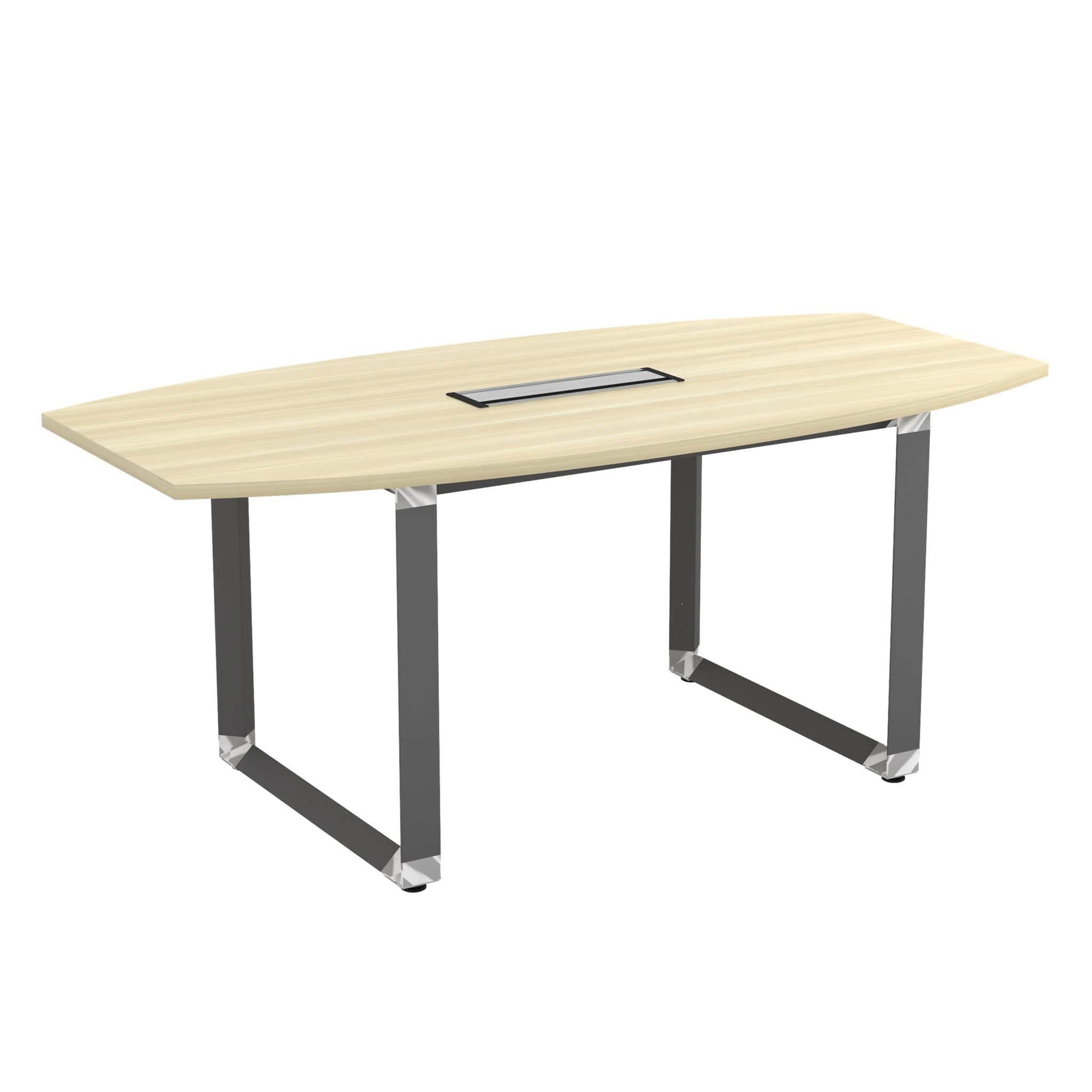 OBB18 6 ft Mercy Boat-Shape Meeting Table Bentong Seremban Sepang Op