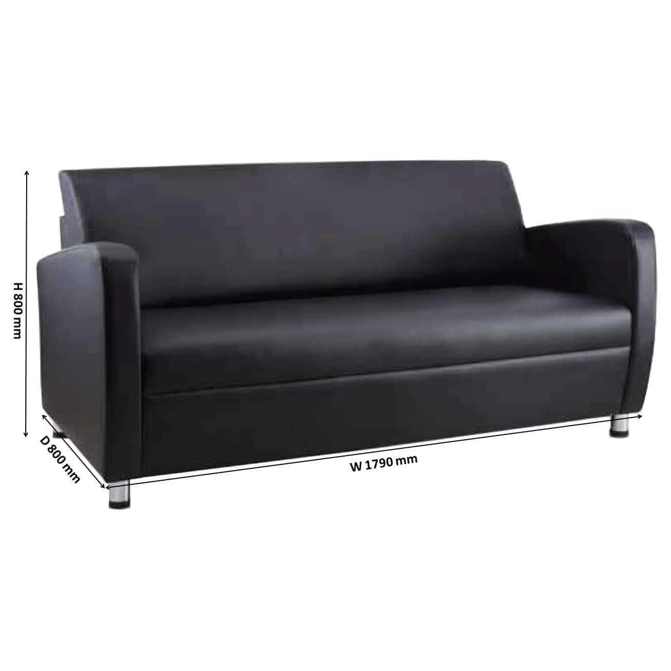 Office Sofa 3 Seater cyberjaya selayang kajang1