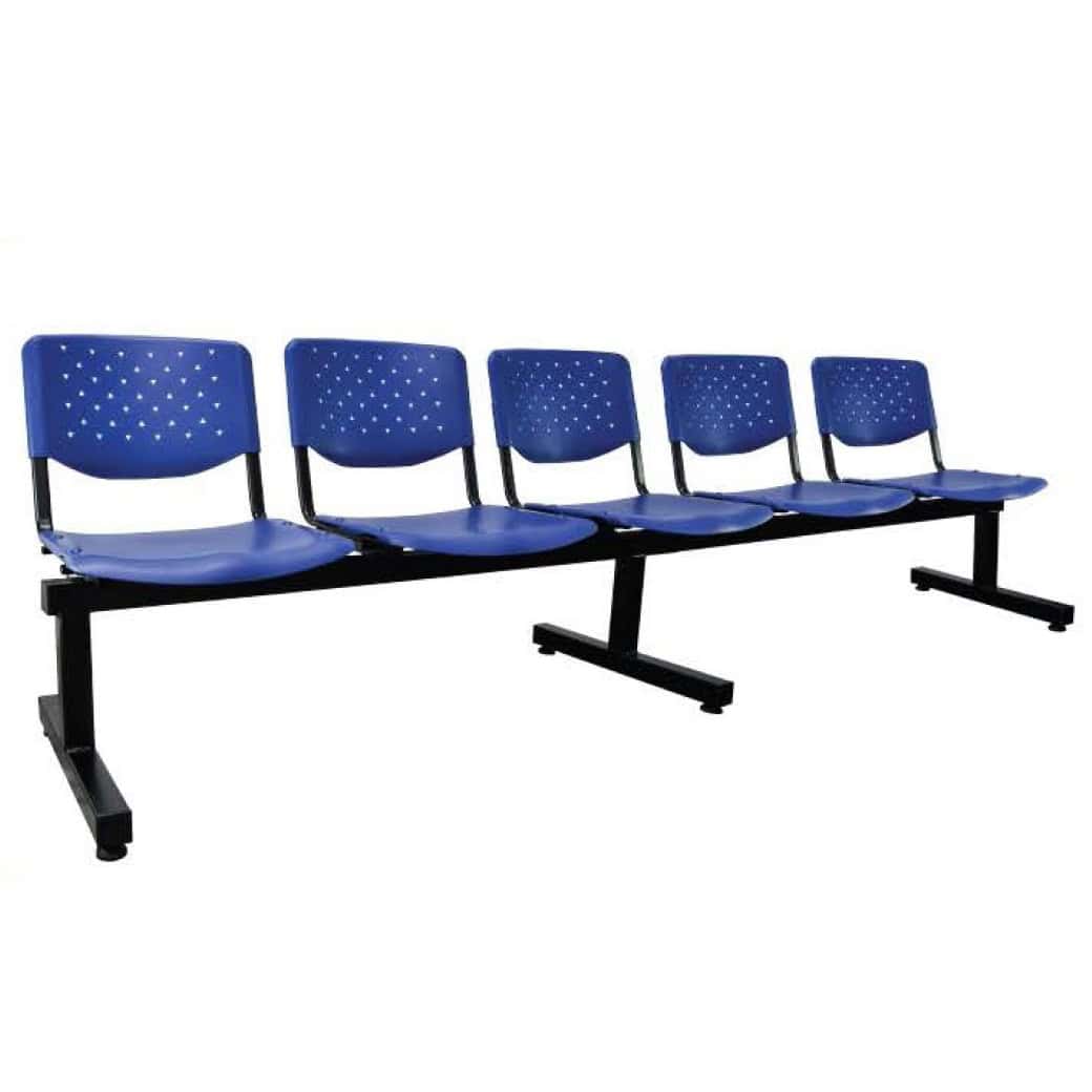 Plastic Visitor Link Chair 5 Seater BCEL670-5