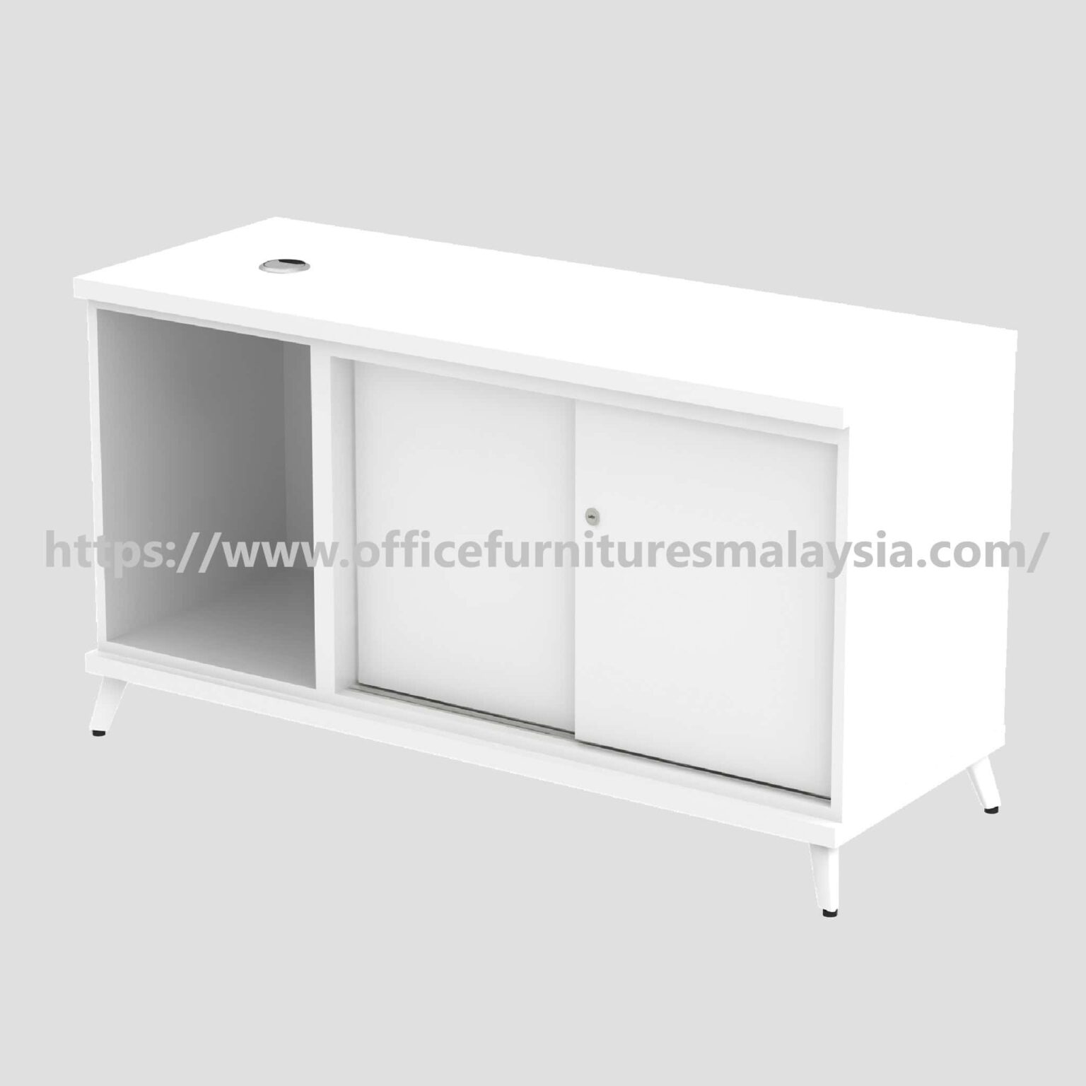 Swish Open Shelf with Sliding Door Cabinet OFQYOS1206 | Office ...