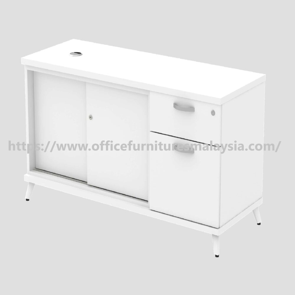 Q-YSP 1226 Swish Sliding Door Cabinet with Fixed Pedestal 2 Drawer Kluang Segamat Gemas wmm Q-YSP 1226 Swish Sliding Door Cabinet with Fixed Pedestal 2 Drawer Kluang Segamat Gemas wmm