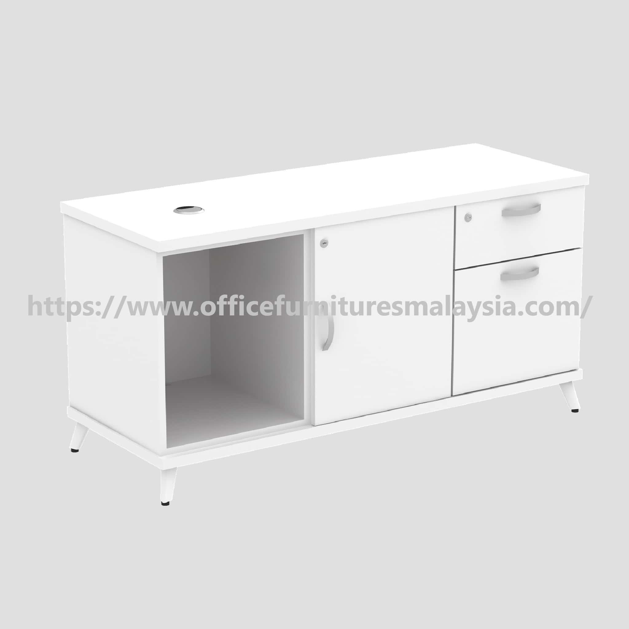 QYLP1226 Swish Side Cabinet with 1D1F Fixed Pedestal Perak Melaka Johor Op wmm
