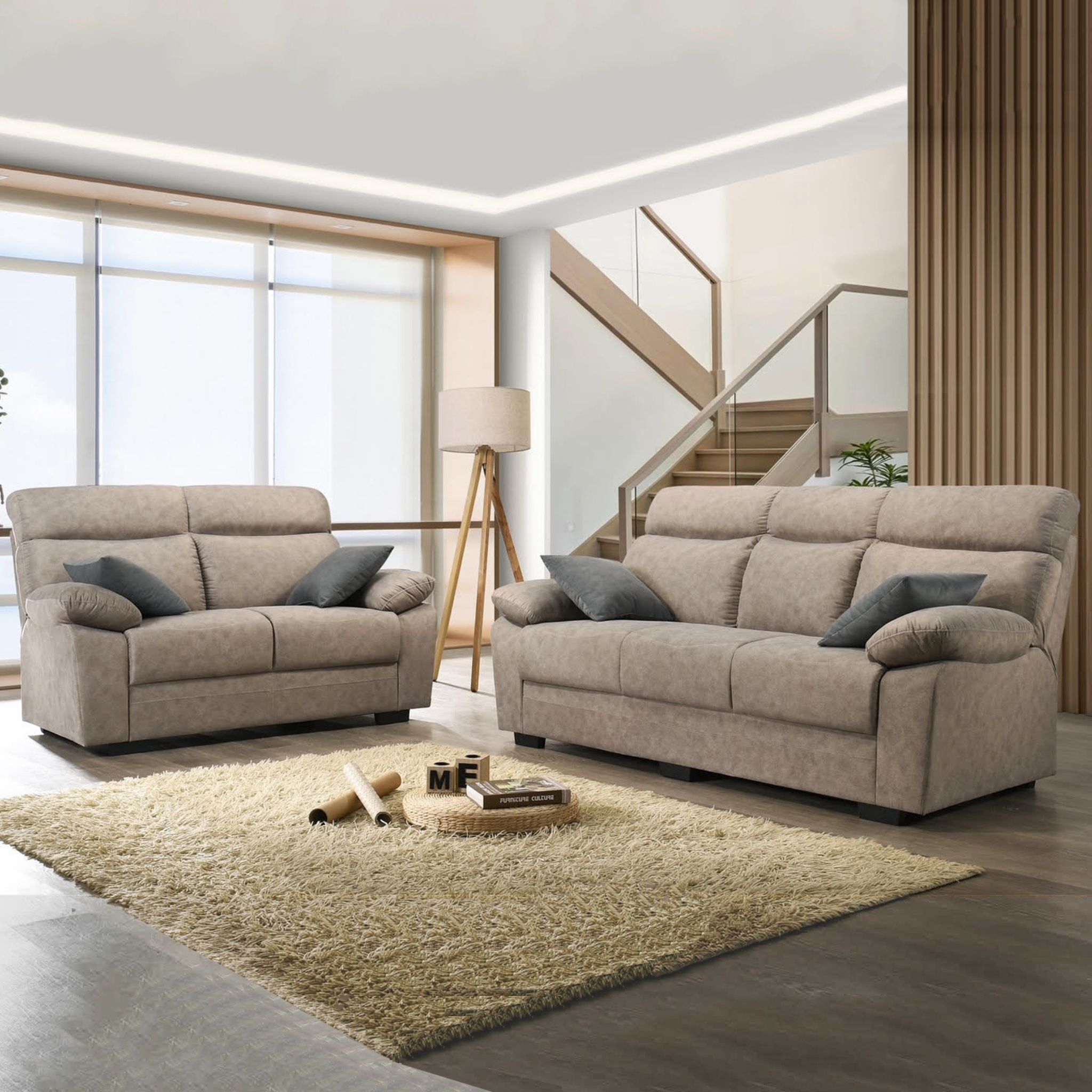 Relaxing Sofa Settee Set (2S+3S) Sepang Dengkil Jalan Duta
