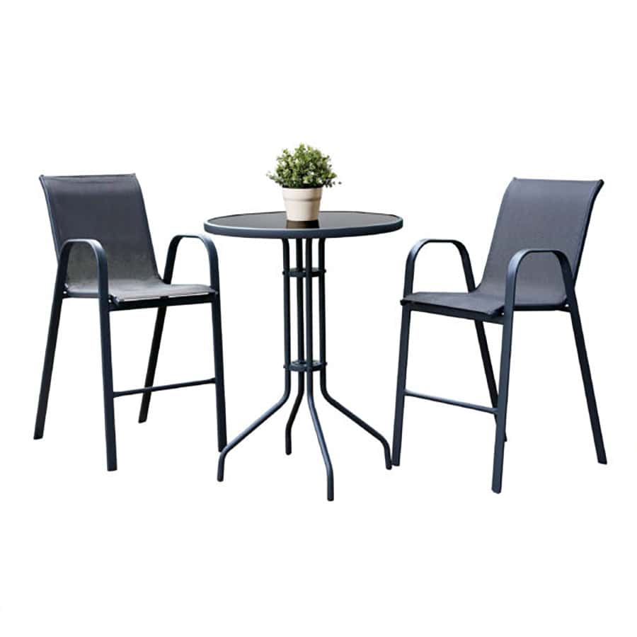 Simple 2 Seater High Stool Outdoor Set Rawang Batu Caves