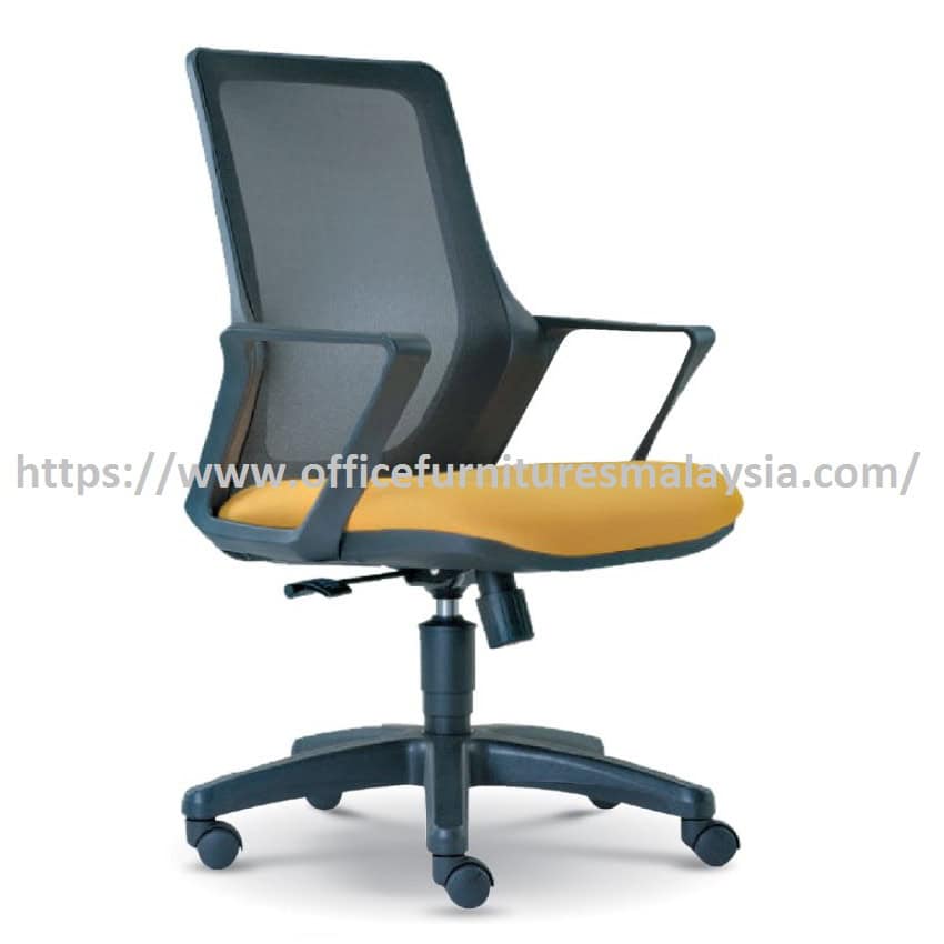 Simple Straight Mediumback PP Design Office Chair Subang Jaya Bandar Sunway USJ Bangsar Damansara Wangsa Maju